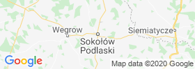 Sokolow Podlaski map